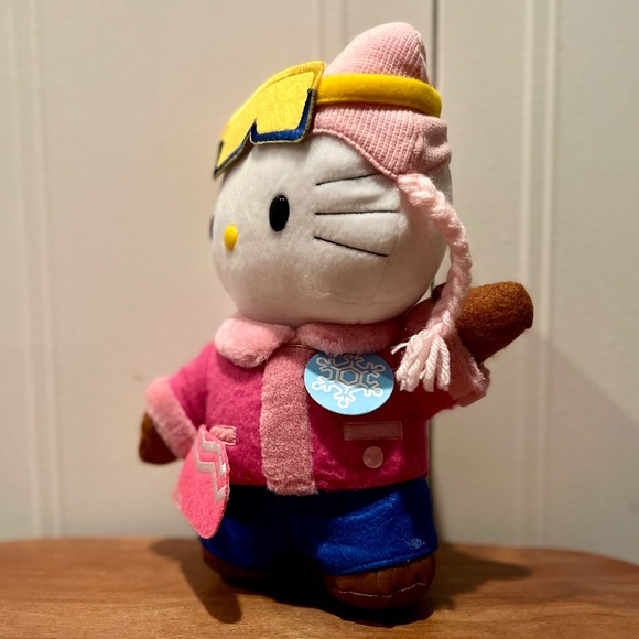 Vintage Rare Hello Kitty Snowboarder Plush - Picture 2 of 6